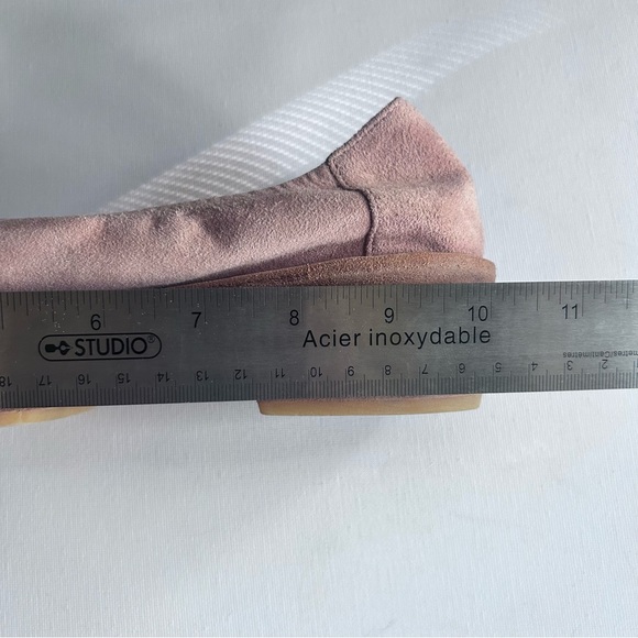 Beklina Aya Platform Fish Paste Slip On Suede Block Heel Women's Size 8 - Picture 16 of 16